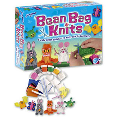 A fun knitting kit to create 6 cute characters. For ages 7 years and over