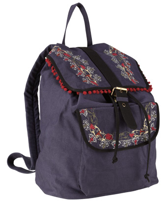 Unbranded Beautiful Bobble Fringe Rucksack