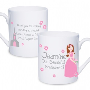 Unbranded Beautiful Personalised Bridesmaid Mug