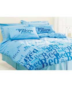 Includes duvet cover and 2 pillowcases. 50% polyes