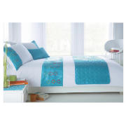 Unbranded Bed in a Bag King Geo - Aqua