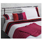 Unbranded Bed in a Bag King Pleats Rapsberry