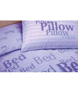 Bed Single Duvet Set - Lilac