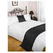 Unbranded Bedcrest Bed in a Bag Bold Floral Black Double