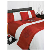 Unbranded Bedcrest Bed In A Bag Bold Floral Red Kingsize