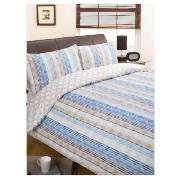 Unbranded Bedcrest duvet set stripe, Double