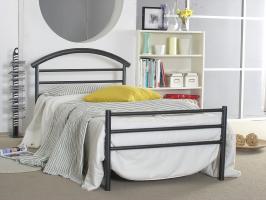 Bedford Gunmetal Metal 3ft Single Bedstead