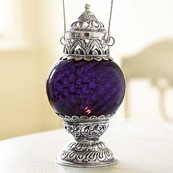 The musbah, or lantern has been used since ancient times to light inside a Bedouin tent, and is