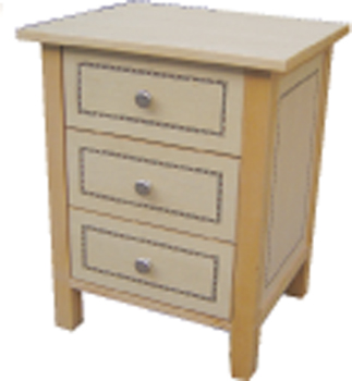 BEDSIDE 3 DRAWER MARLBOROUGH
