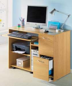 Beech Effect Filer Workstation