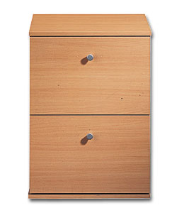 Beech Effect Filing Cabinet