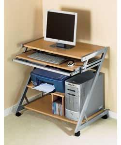 Beech Effect Zed; PC Trolley