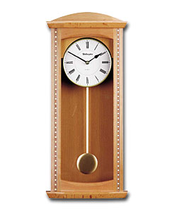 Beech Pendulum Wall Clock - Westminster chime