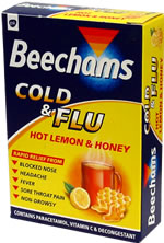 Beechams Cold and Flu Hot Lemon & Honey 10x