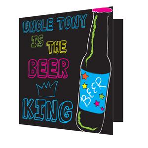 Unbranded Beer King Card