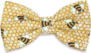 Unbranded Bees Bow Tie