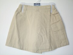 Beige Shorts with Front Wrap Skirt - 9/10 yrs