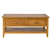 This attractive coffee table is part of the Belize range.  The Belize 2 drawer coffee table is made