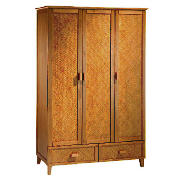 Unbranded Belize 3 door 2 drawer  Wardrobe, antique finish