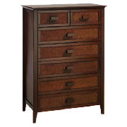 Unbranded Belize 5   2 drawer Chest, dark finish