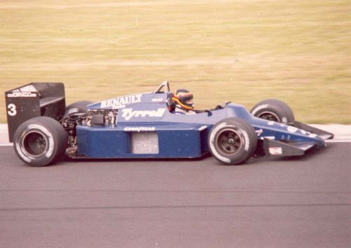 Stefan Bellof in his Tyrrell 012 from the 1985 For