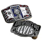 Limited edition belt buckle. Gift boxed with certificate of authenticity. Choose from Elvis or