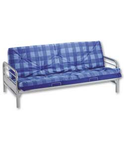 Belton Futon and Blue Mattress