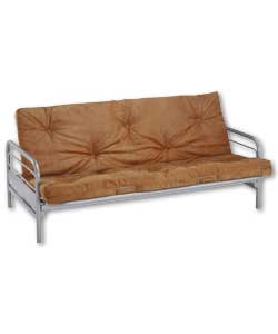 Belton Futon and Coffee Suede Mattress