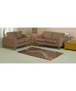 Unbranded Belvedere Large and Free Regular Sofa - Camel