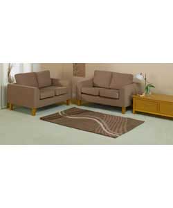 Unbranded Belvedere Regular and Free Regular Sofa -Camel
