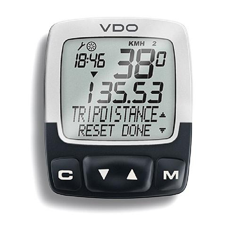 The functions: current speed. trip ride timer. average speed. maximum speed. manual stop watch