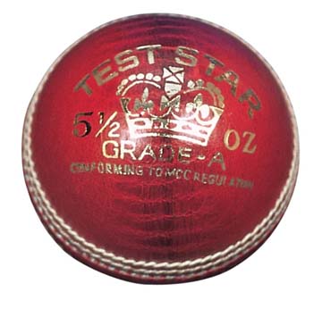 Unbranded CA Cricket Test Star 5 1/2 oz Cricket Ball