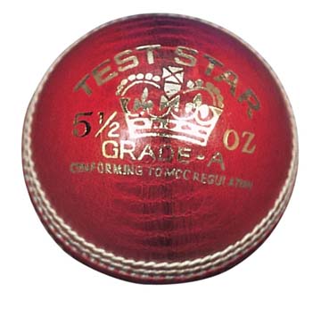 Unbranded CA Cricket Test Star 5 1/2 oz Cricket Ball