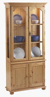 CABINET DISPLAY 2 DOOR GLAZED