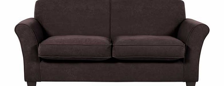 Unbranded Caitlin Large Fabric Sofa - Chocolate