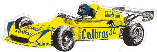 Calbros Car Sticker (17cm x 6cm)
