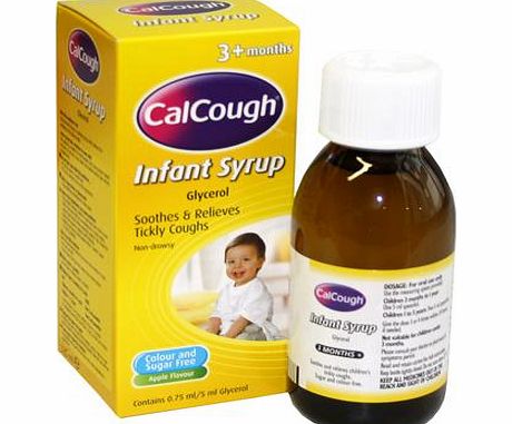 Unbranded CalCough Infant Syrup Apple Flavour 125ml
