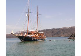 Witness Santorinis volcanic past and present on this relaxing cruise around the Caldera aboard a traditional wooden sailing ship. One of the Mediterraneans greatest natural spectacles, the Caldera was formed by a massive eruption 3,500 years ago.