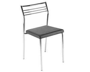 Unbranded Caldo vinyl bistro chair