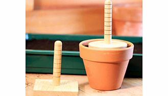 Unbranded Calibrated Pot Tamper - Square