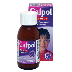 Calpol Six Plus Sugar/Colour Free Strawberry Suspension - Size: 100ml