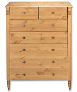 Scandinavia solid pine (except back and drawer bas
