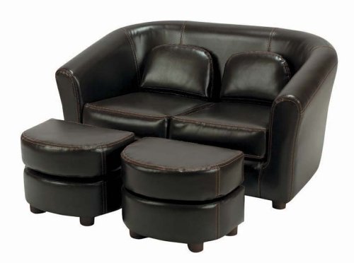 Cambridge 2 seater tub sofa and footstool
