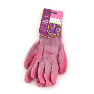 Unbranded Camelot Ladies Gardening Gloves  Pink Size Medium