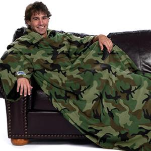 Unbranded Camo Slanket - Camouflage Fleece Blanket with