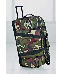 Unbranded Camo TA2 Wheeled Trolley Bag 30in
