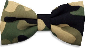 Unbranded Camouflage Bow Tie