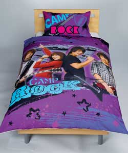 Unbranded Camp Rock Single Bed Duvet Set