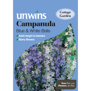 Unbranded Campanula Blue and White Bells Seeds