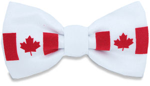 Unbranded Canadian Flag Bow Tie